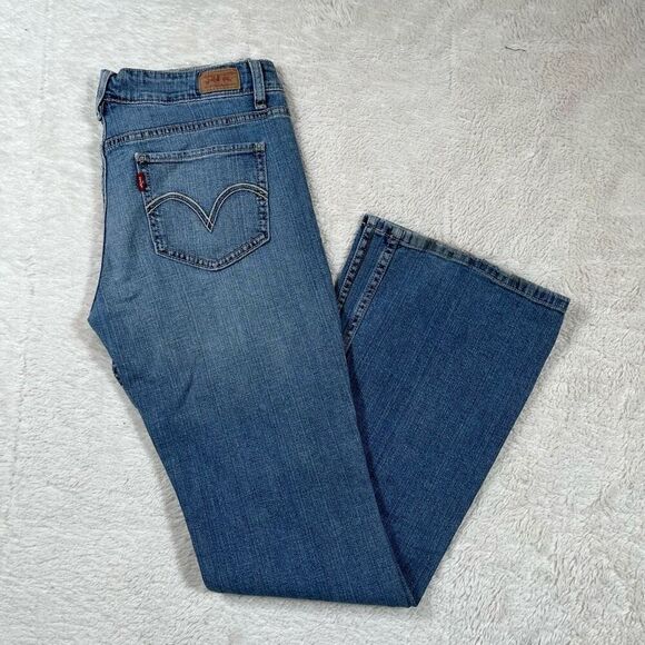 Vintage Y2K Levi’s 518 Super Low Women’s Flare Jeans - Picture 1 of 8